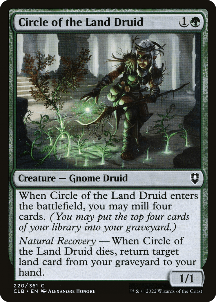 Circle of the Land Druid [Commander Legends: Battle for Baldur's Gate] Foil