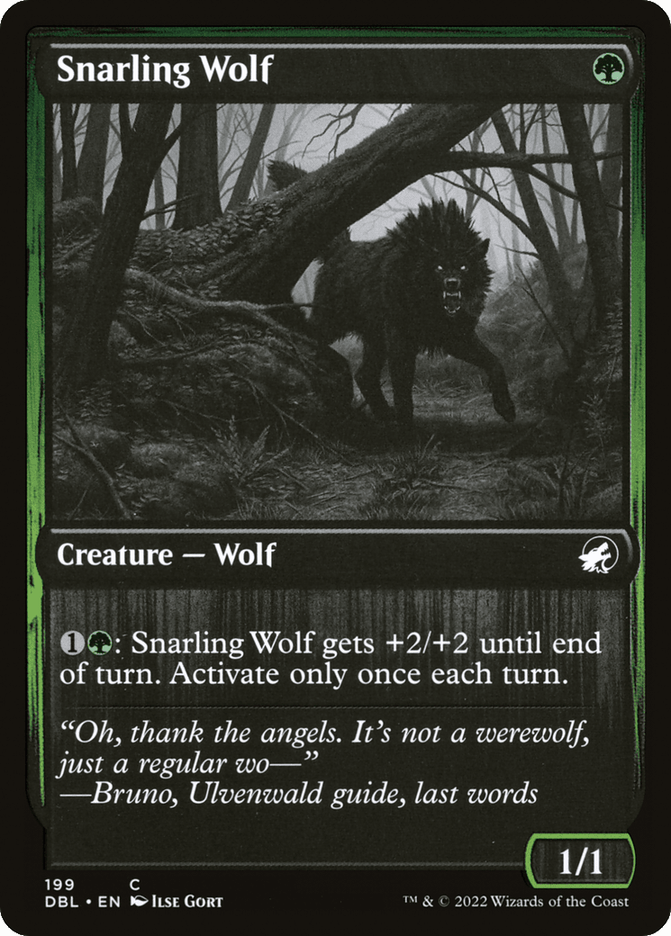 Snarling Wolf (199) [Innistrad: Double Feature]