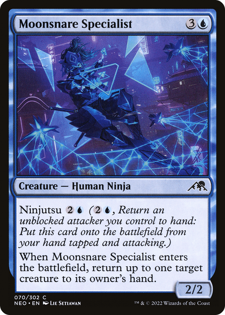 Moonsnare Specialist [Kamigawa: Neon Dynasty] Foil