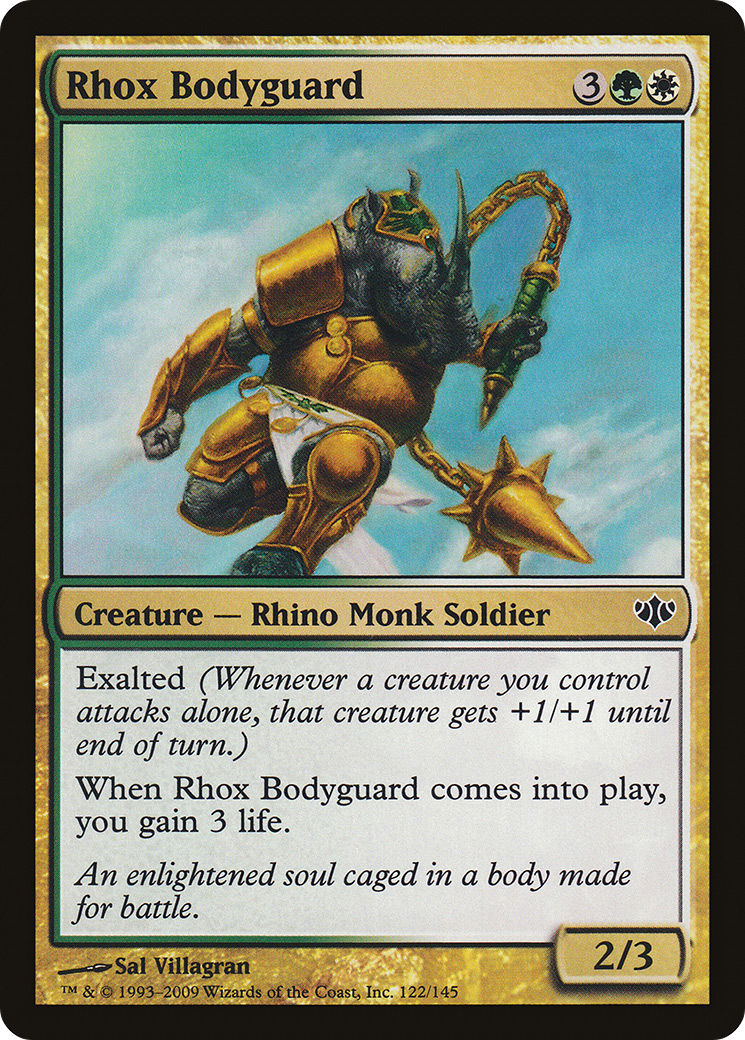 Rhox Bodyguard [Conflux] Foil
