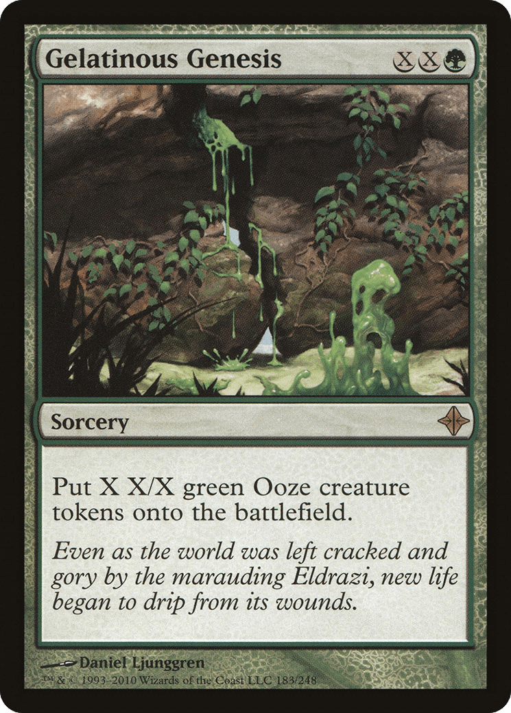 Gelatinous Genesis [Rise of the Eldrazi] Foil
