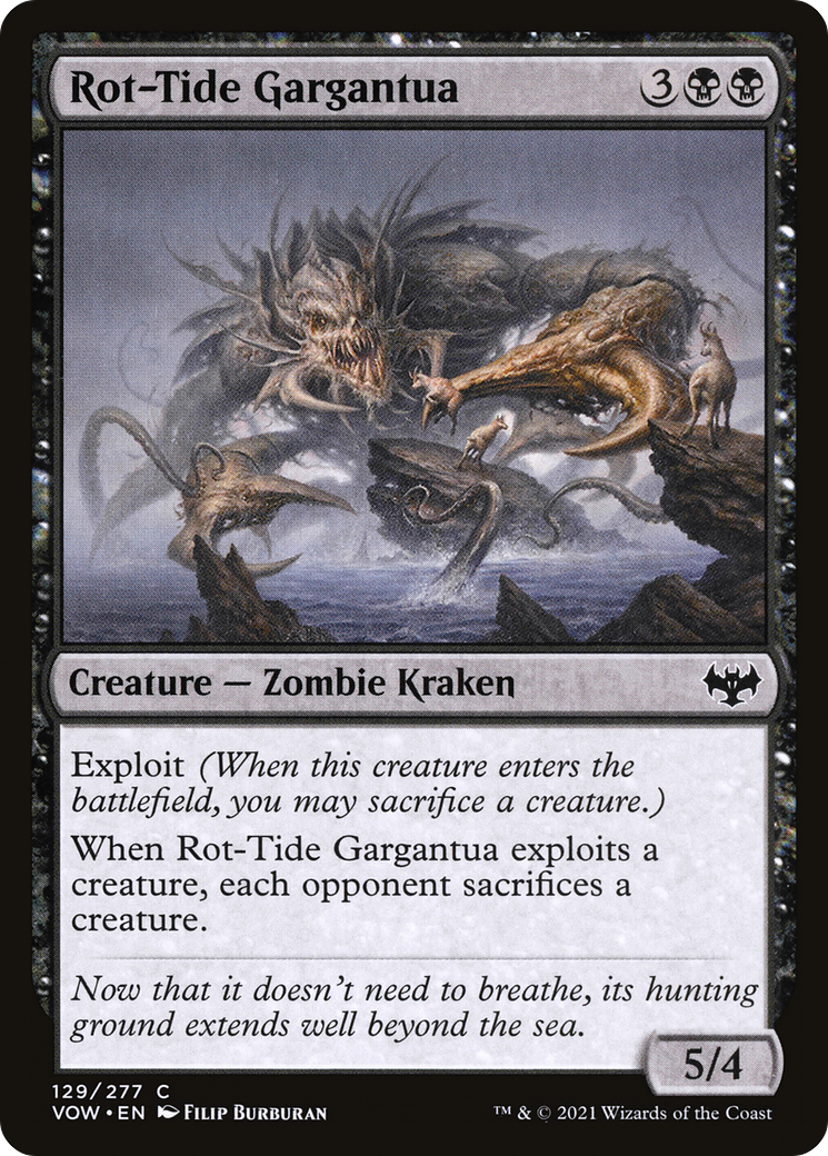 Rot-Tide Gargantua [Innistrad: Crimson Vow] Foil