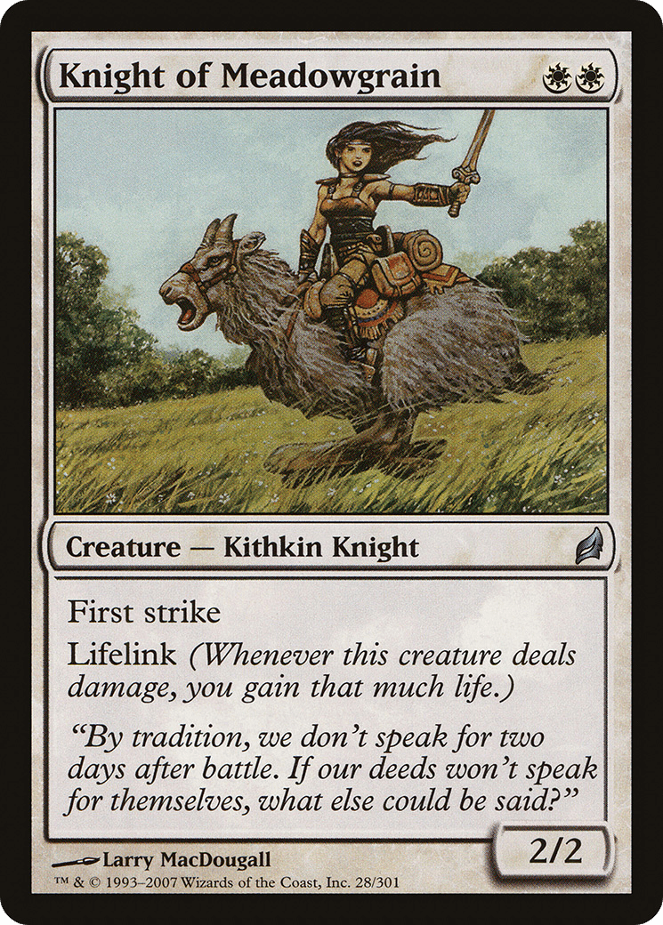 Knight of Meadowgrain [Lorwyn] Foil