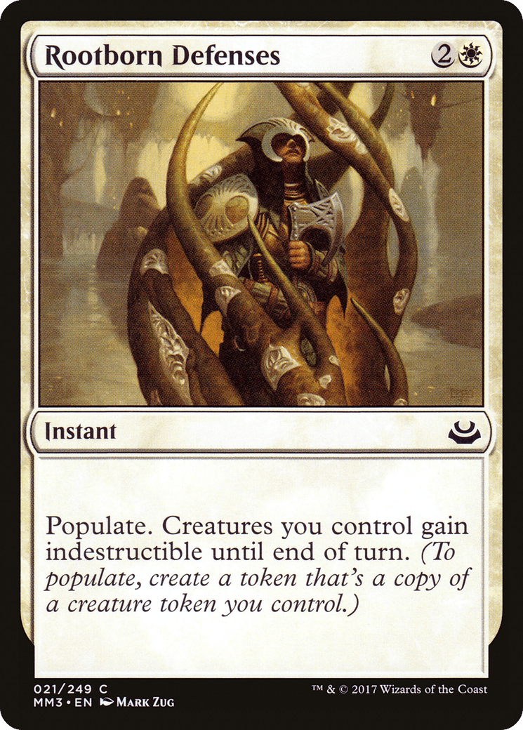 Rootborn Defenses [Modern Masters 2017] Foil