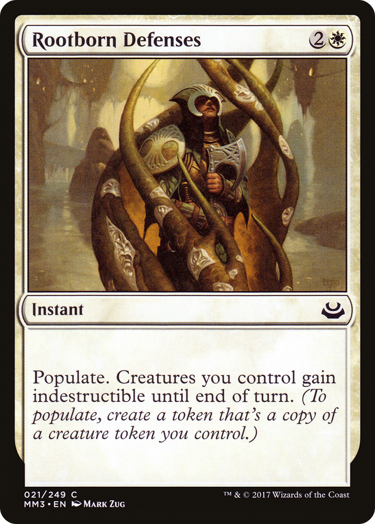 Rootborn Defenses [Modern Masters 2017] Foil