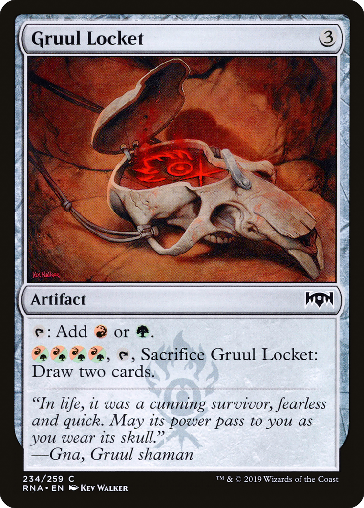 Gruul Locket [Ravnica Allegiance] Foil