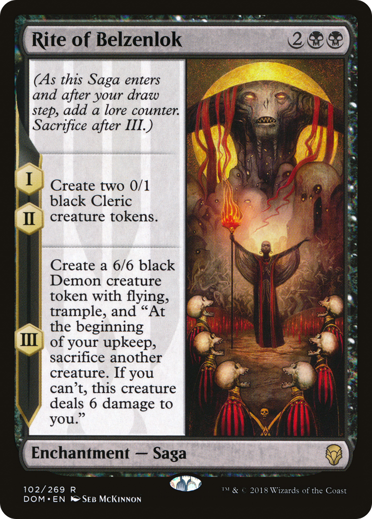 Rite of Belzenlok [Dominaria] Foil
