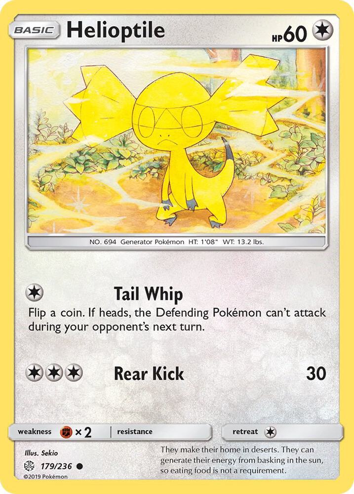Helioptile 179/236 (SM - Cosmic Eclipse) 