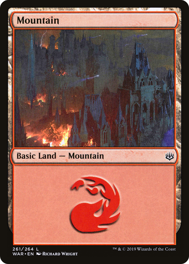Mountain (261) [War of the Spark] Foil