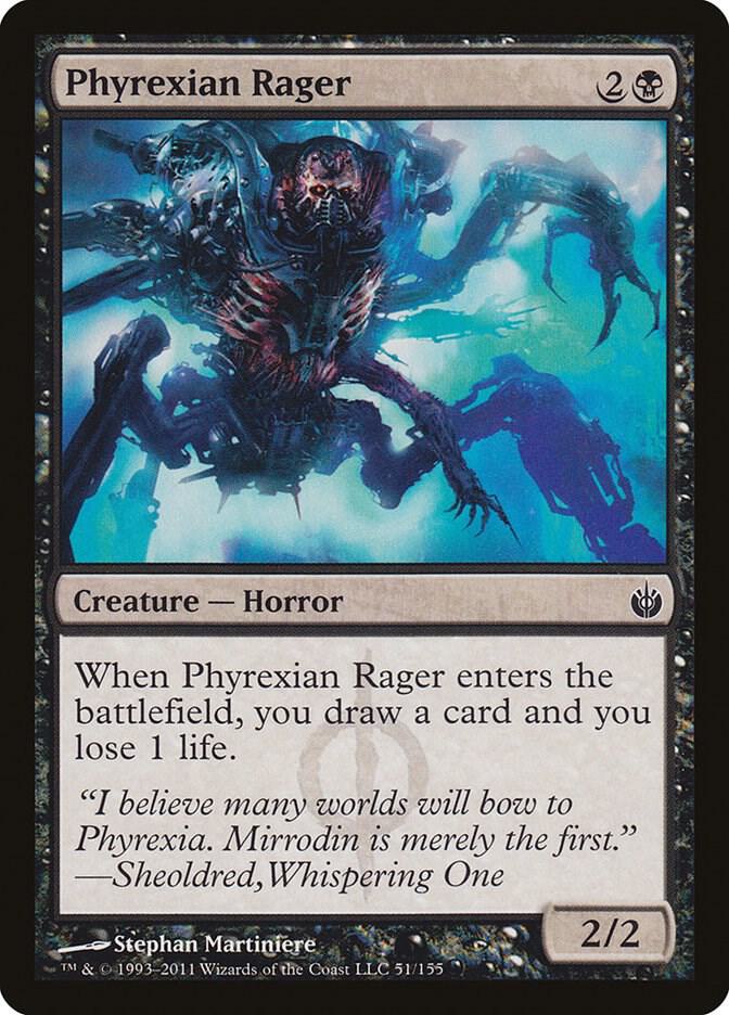 Phyrexian Rager 51/155 (Mirrodin Besieged) 
