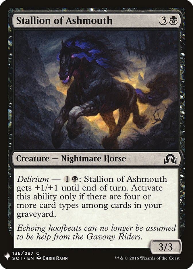 Stallion of Ashmouth |  (SOI-136) [The List]