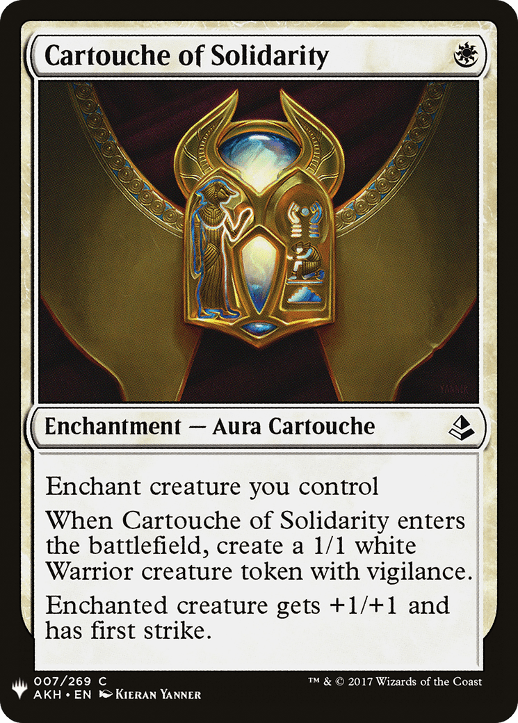 Cartouche of Solidarity |  (AKH-7) [The List]