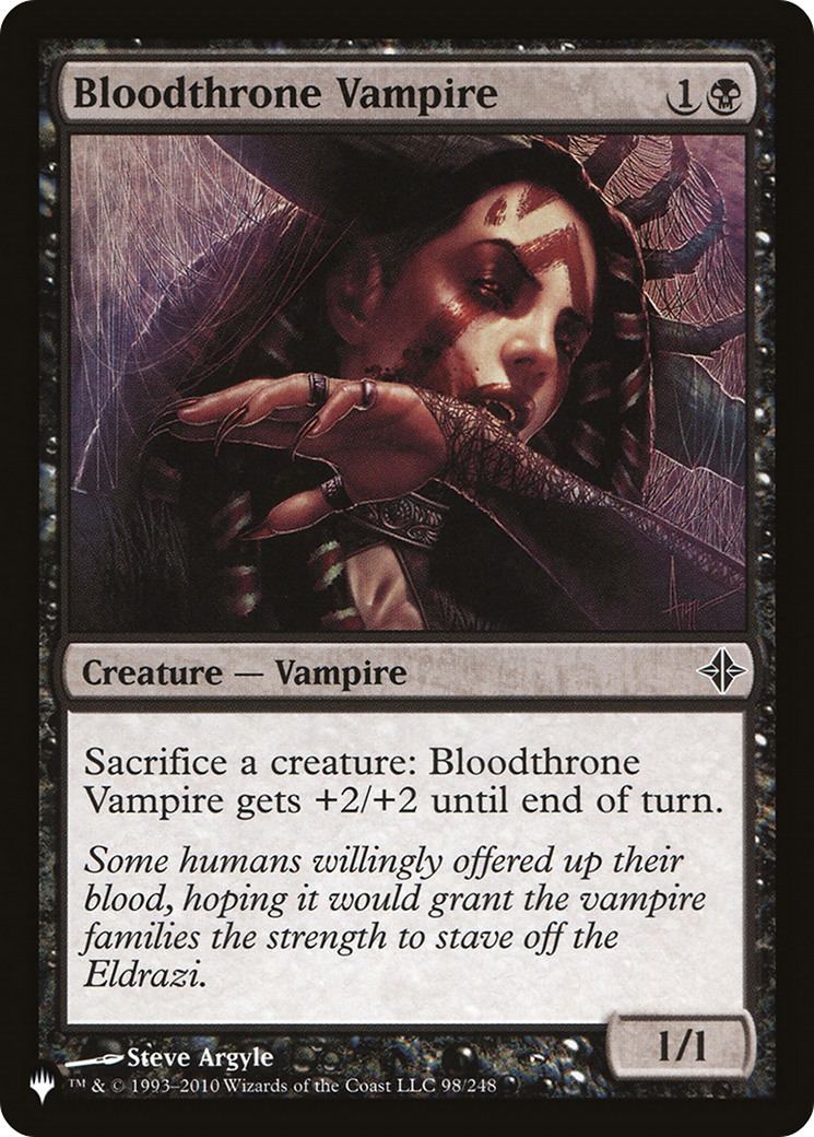 Bloodthrone Vampire |  (ROE-98) [The List]