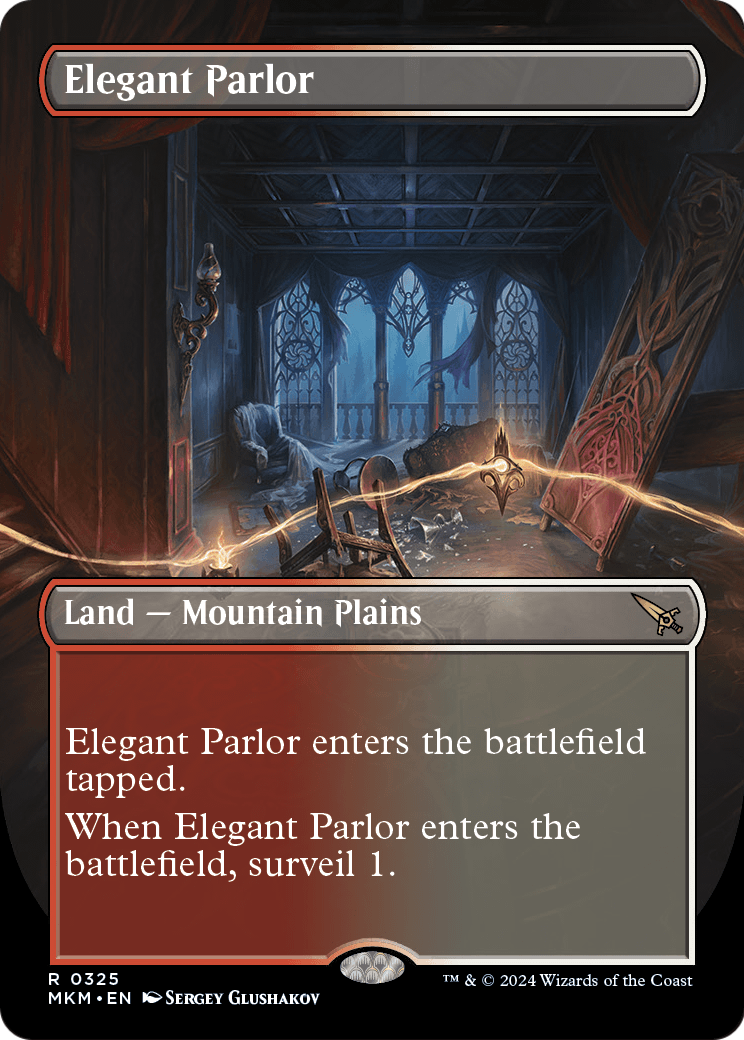 Elegant Parlor (Borderless) [Murders at Karlov Manor] Foil