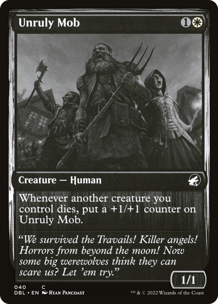 Unruly Mob [Innistrad: Double Feature]