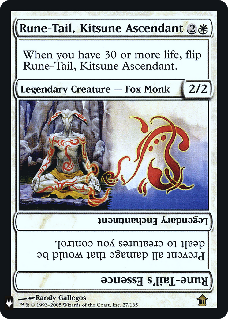 Rune-Tail, Kitsune Ascendant // Rune-Tail's Essence |  Foil (SOK-27) [The List]
