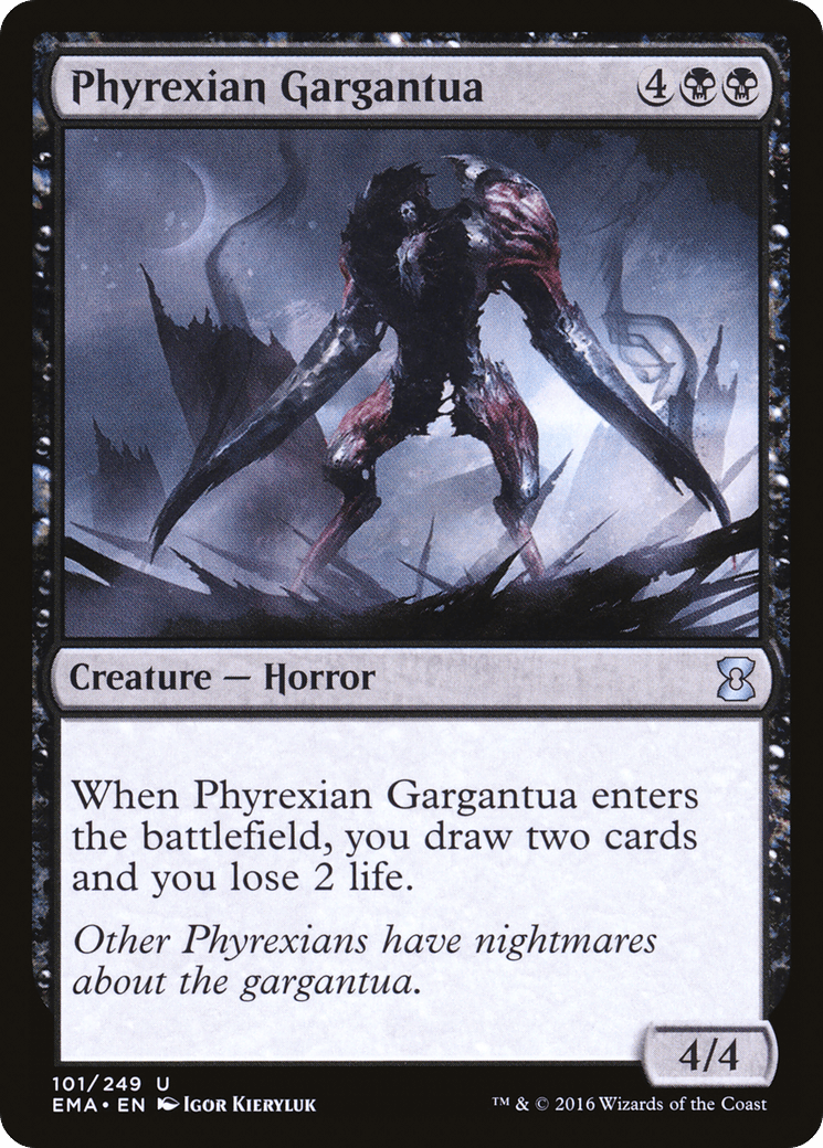 Phyrexian Gargantua [Eternal Masters] Foil