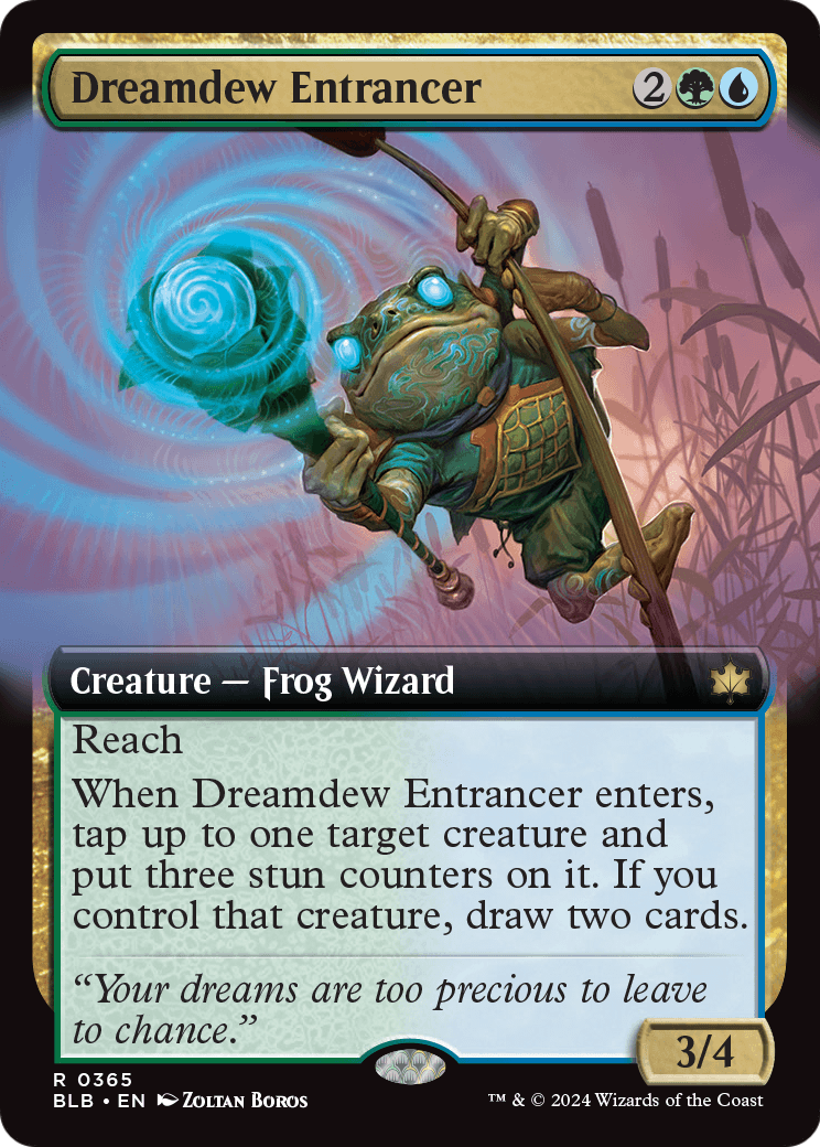 Dreamdew Entrancer (Extended Art) [Bloomburrow] Foil