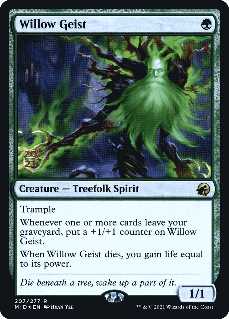 Willow Geist [Innistrad: Midnight Hunt Prerelease Promos]