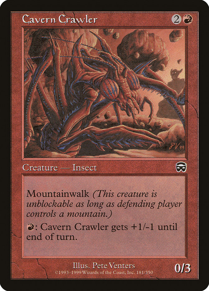 Cavern Crawler 181/350 (Mercadian Masques) 