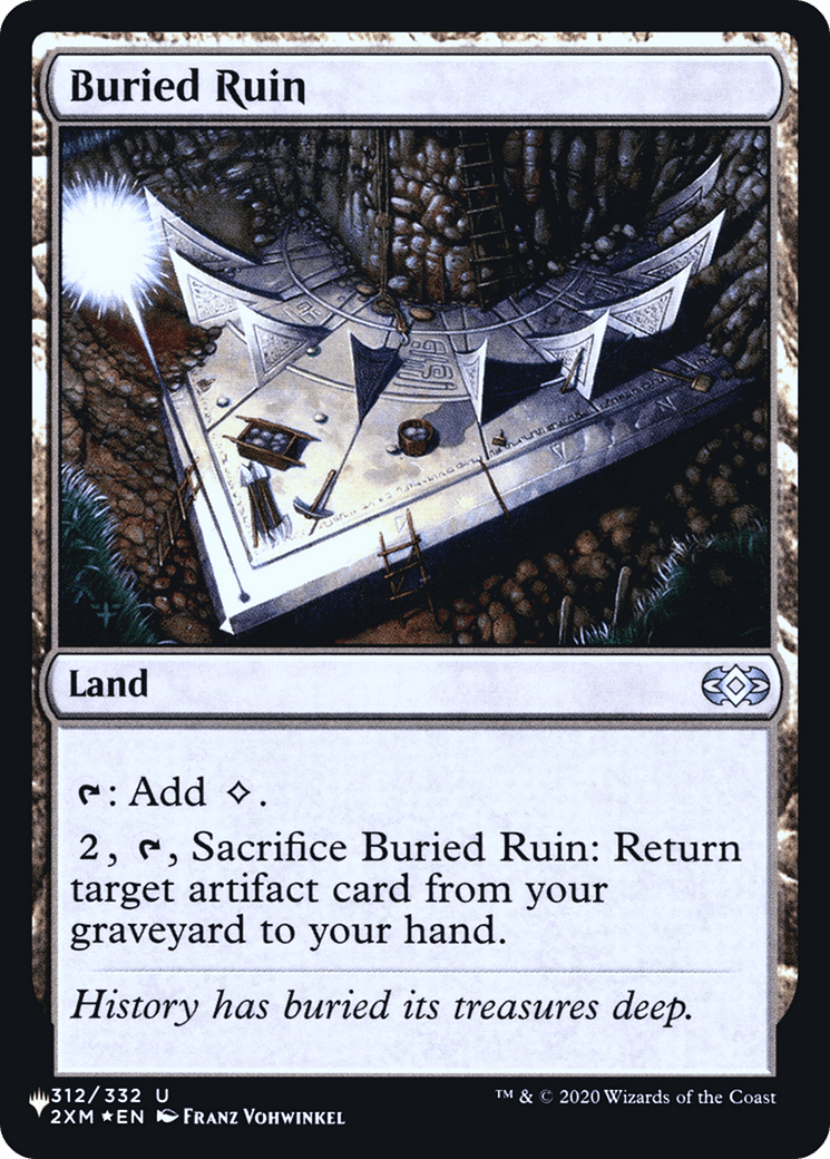 Buried Ruin |  Foil (2XM-312) [The List]