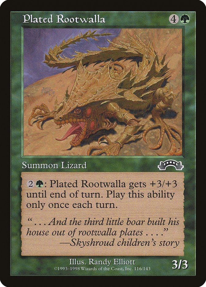 Plated Rootwalla 116/143 (Exodus) 
