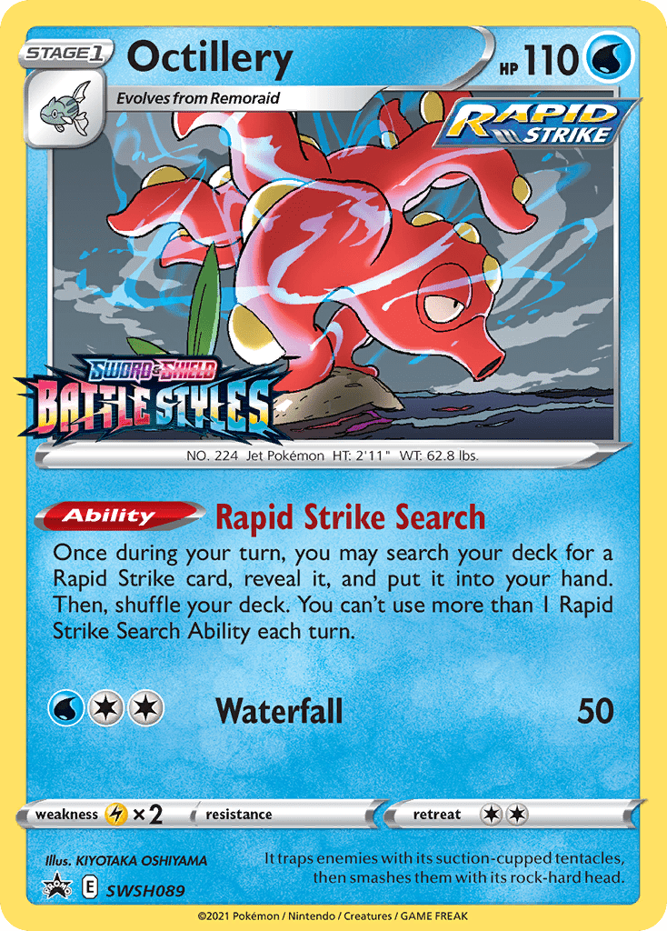 Octillery SWSH089 (Prerelease) SWSH089/307 - SWSH Sword & Shield Promo Cards Holofoil