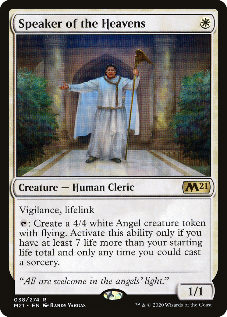 Speaker of the Heavens [Core Set 2021] Foil