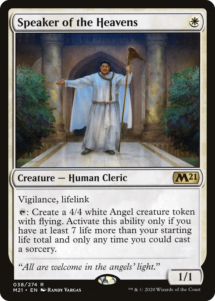 Speaker of the Heavens [Core Set 2021] Foil