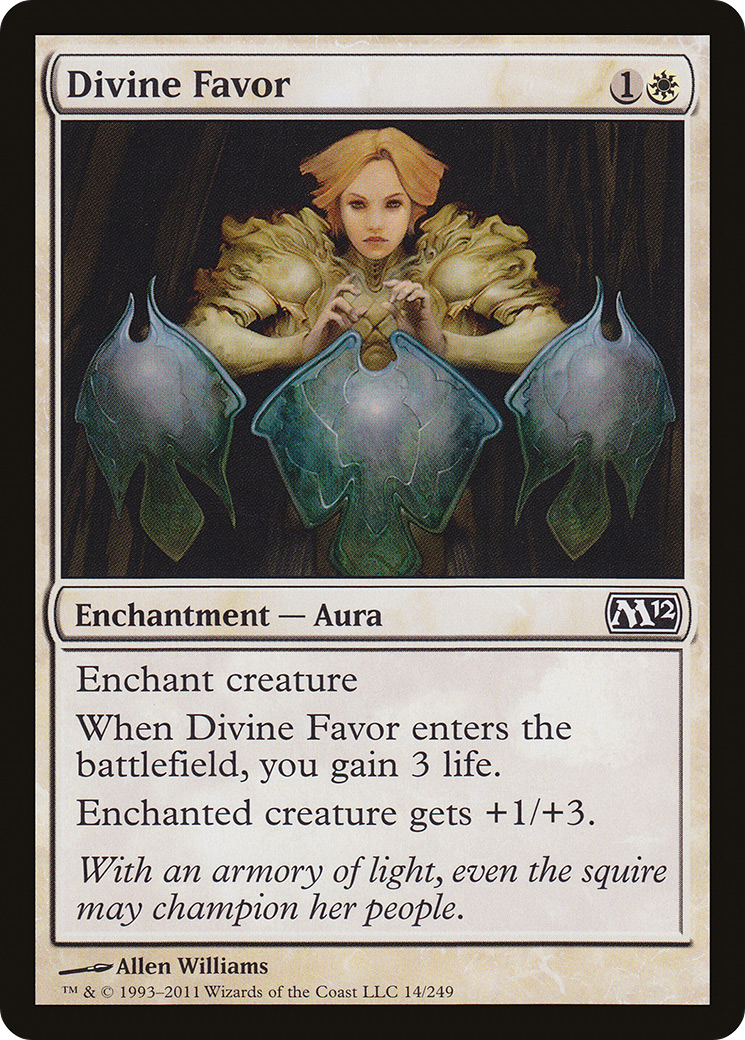 Divine Favor [Magic 2012] Foil