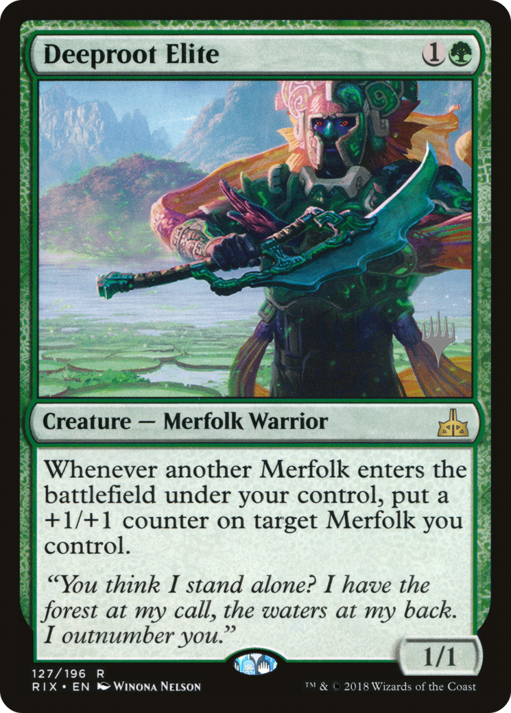 Deeproot Elite (Promo Pack) [Rivals of Ixalan Promos] Foil