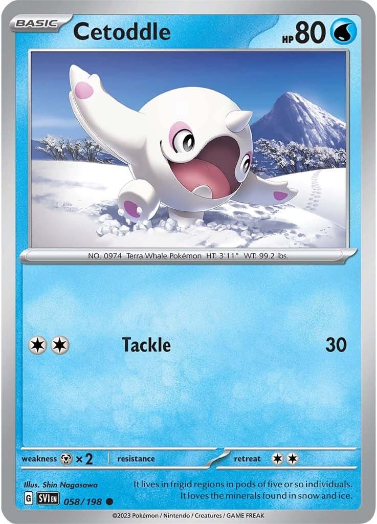 Cetoddle 058/198 - SV01 Scarlet & Violet Base Set