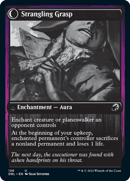 Vengeful Strangler // Strangling Grasp [Innistrad: Double Feature] Foil