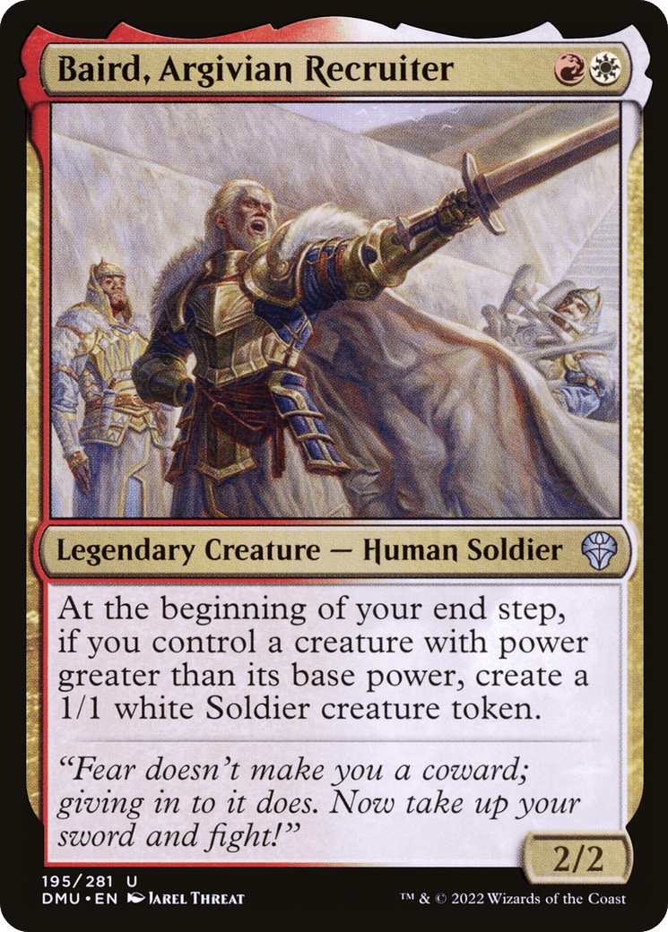 Baird, Argivian Recruiter [Dominaria United] Foil