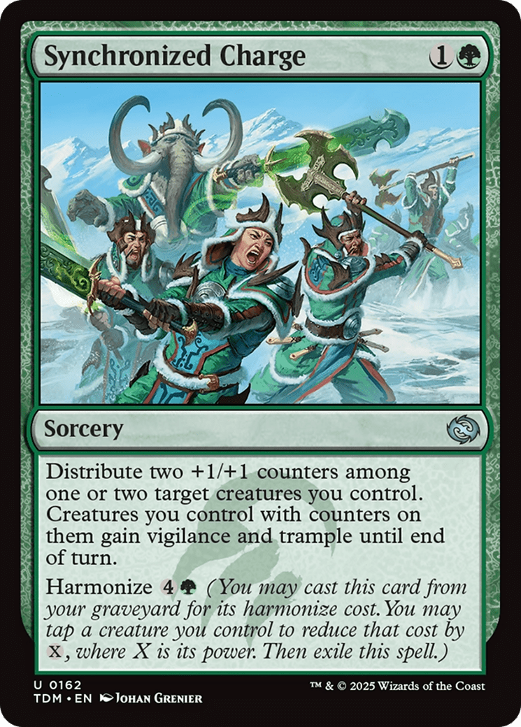 Synchronized Charge (162) [Tarkir: Dragonstorm]  Foil