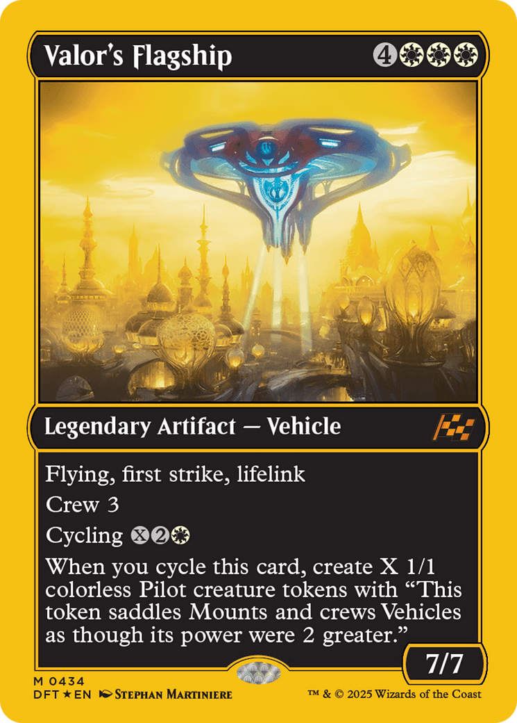 Valor's Flagship |  Foil (434) [Aetherdrift]