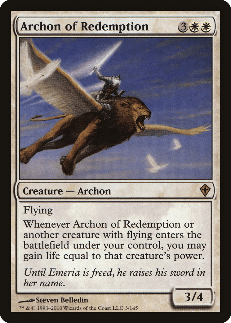Archon of Redemption [Worldwake] Foil