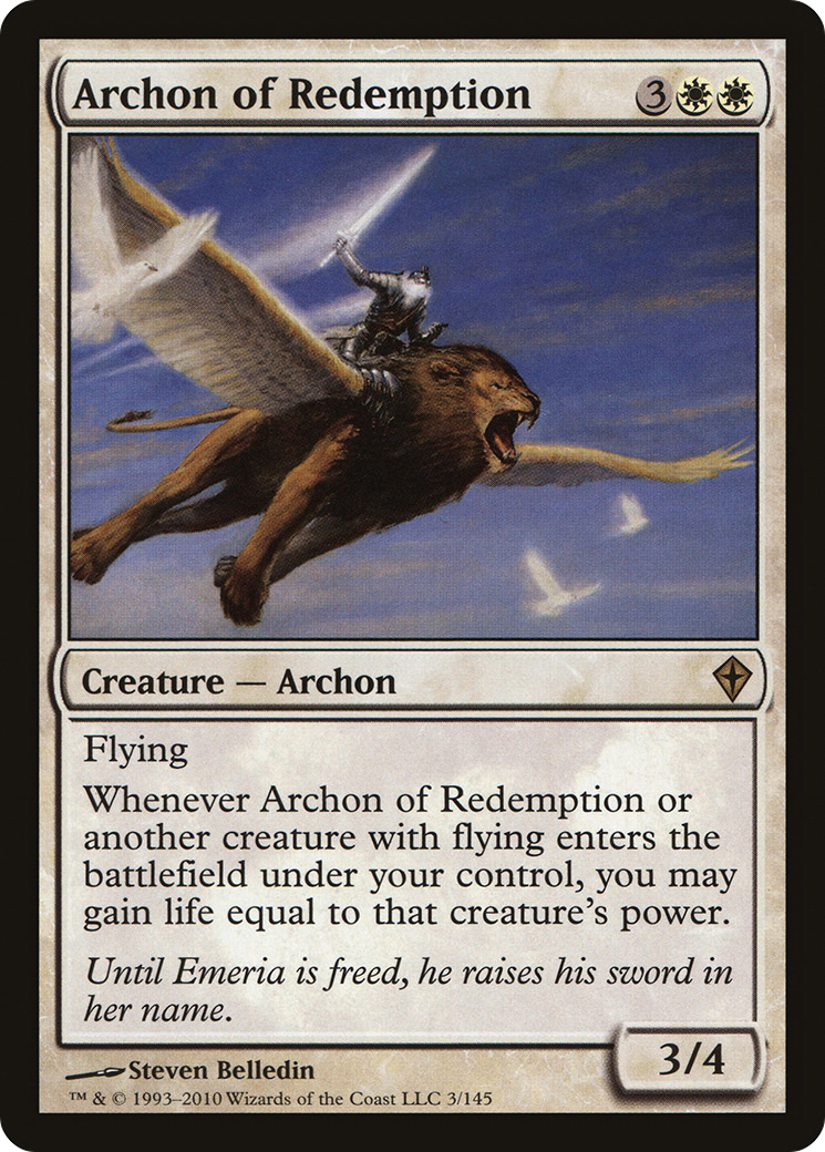 Archon of Redemption [Worldwake] Foil