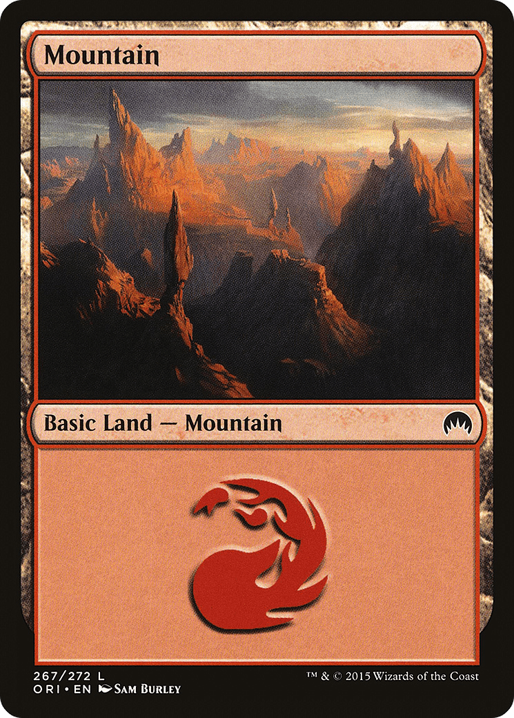 Mountain (267) [Magic Origins] Foil