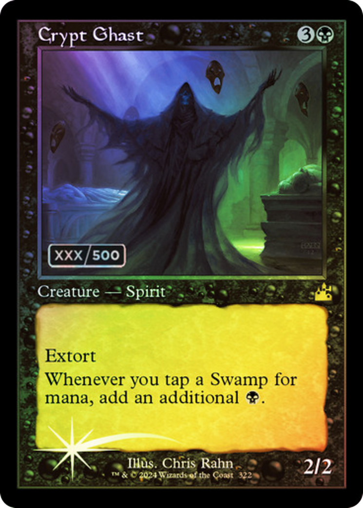 Crypt Ghast (Retro) (Serialized) [Ravnica Remastered]