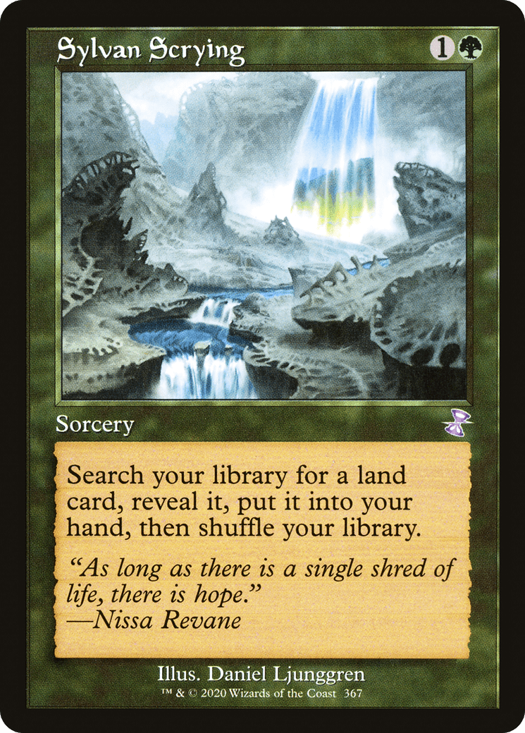 Sylvan Scrying (Timeshifted) [Time Spiral Remastered] Foil