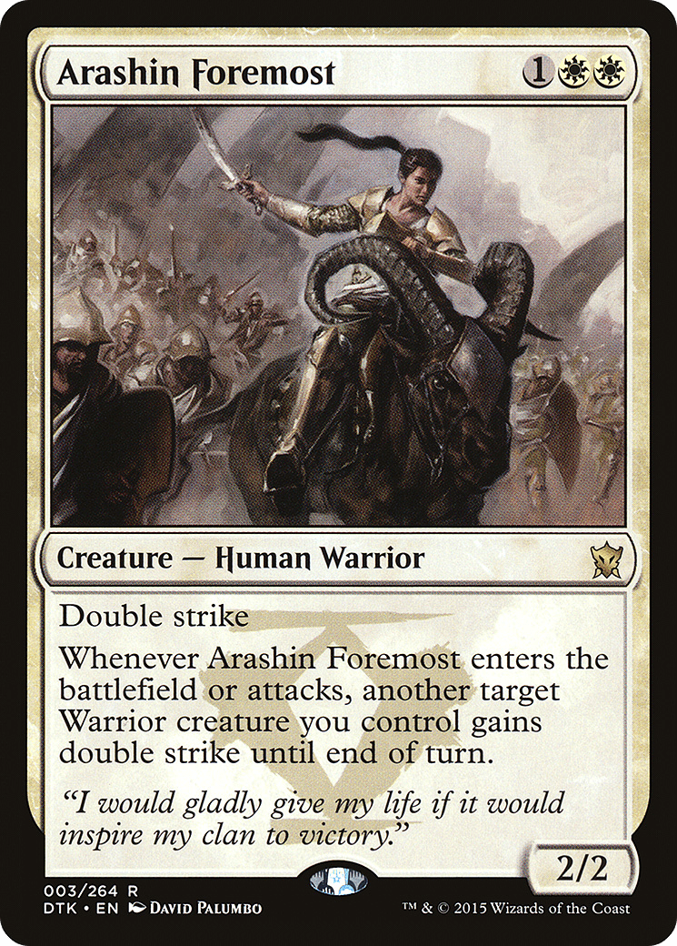 Arashin Foremost [Dragons of Tarkir] Foil