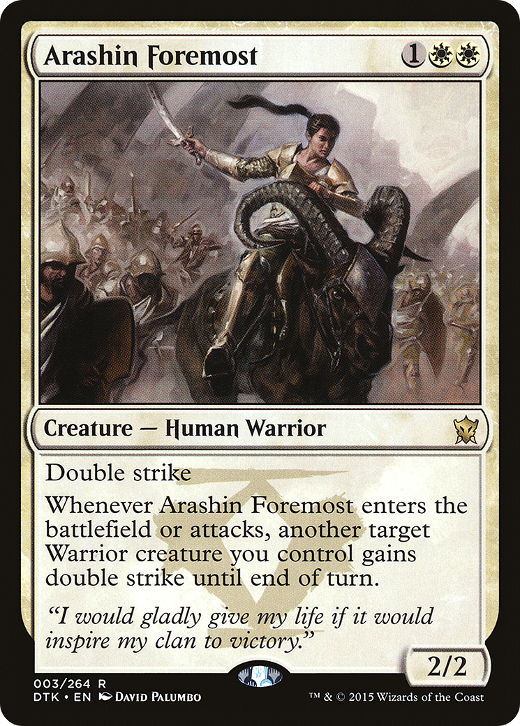 Arashin Foremost [Dragons of Tarkir] Foil