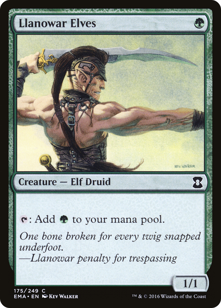 Llanowar Elves [Eternal Masters] Foil