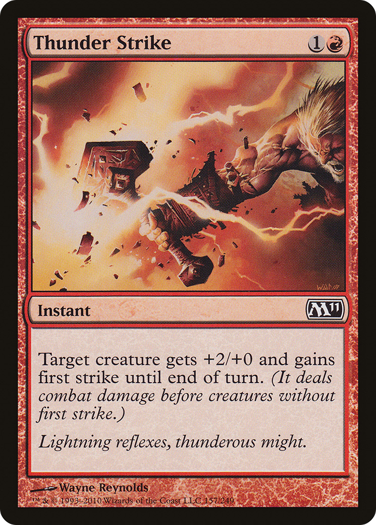 Thunder Strike [Magic 2011] Foil