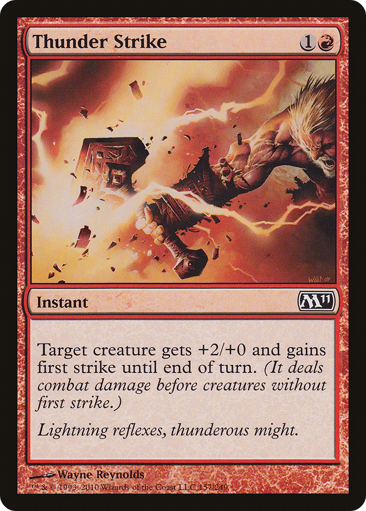 Thunder Strike [Magic 2011] Foil
