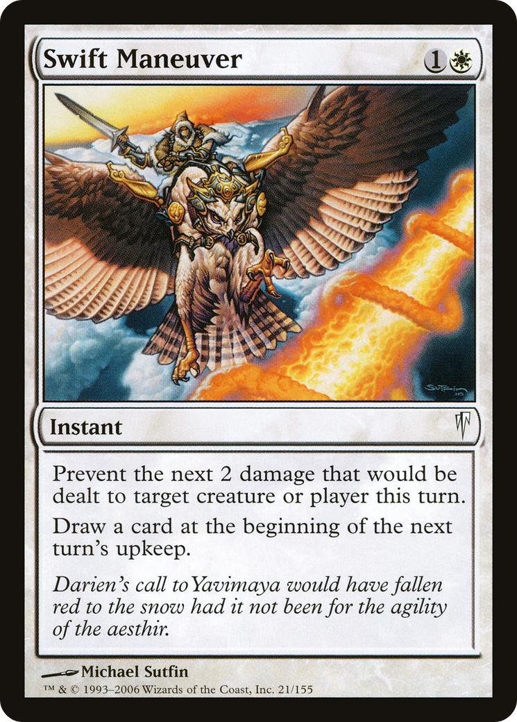 Swift Maneuver [Coldsnap] Foil