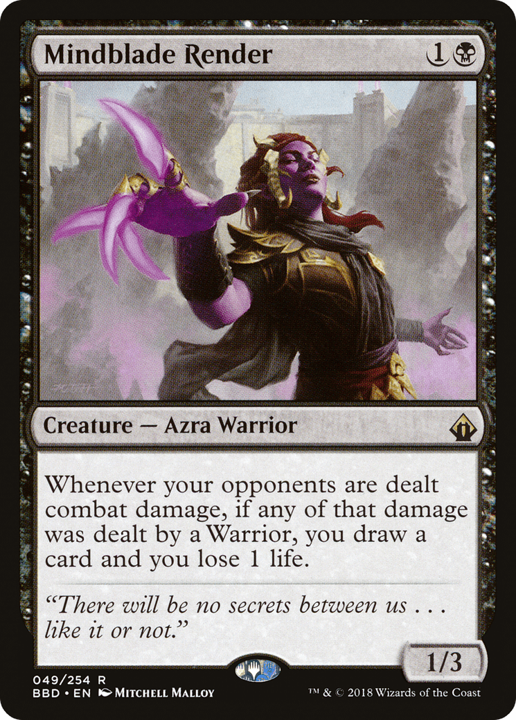 Mindblade Render [Battlebond] Foil