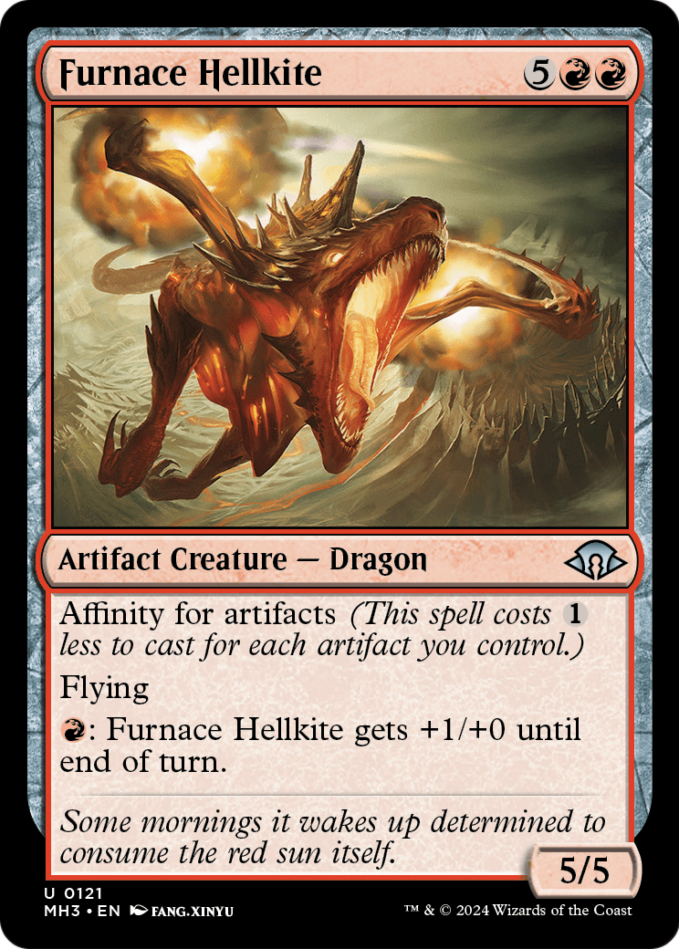 Furnace Hellkite [Modern Horizons 3] Foil