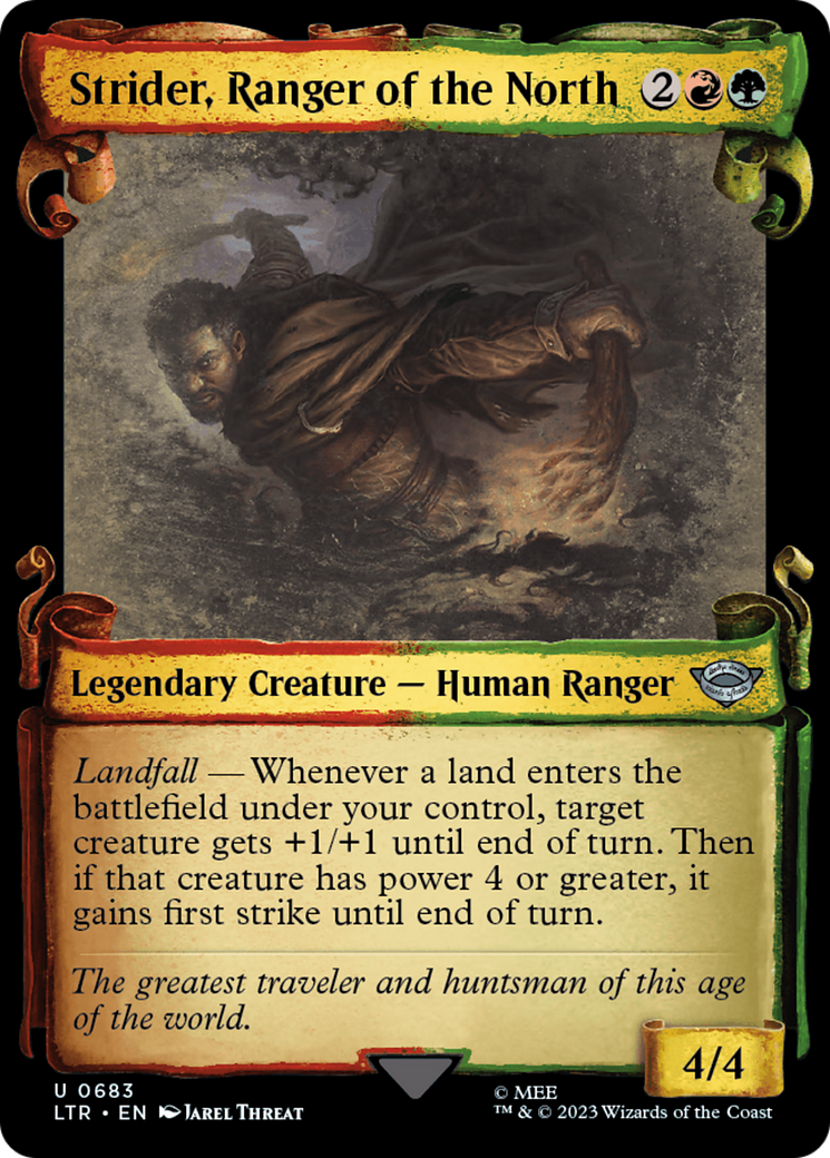 Strider, Ranger of the North [The Lord of the Rings: Tales of Middle-Earth Showcase Scrolls] Foil